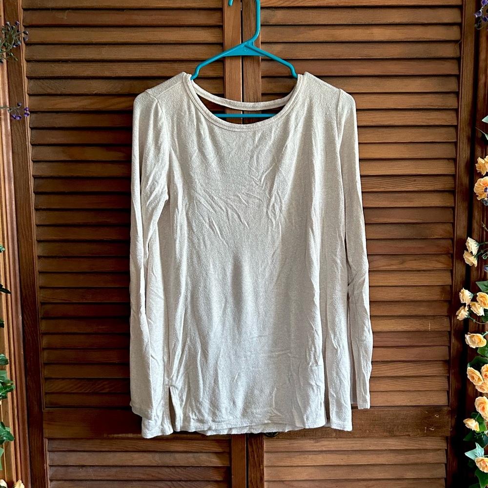 Loft Cream Long Sleeve Shirt